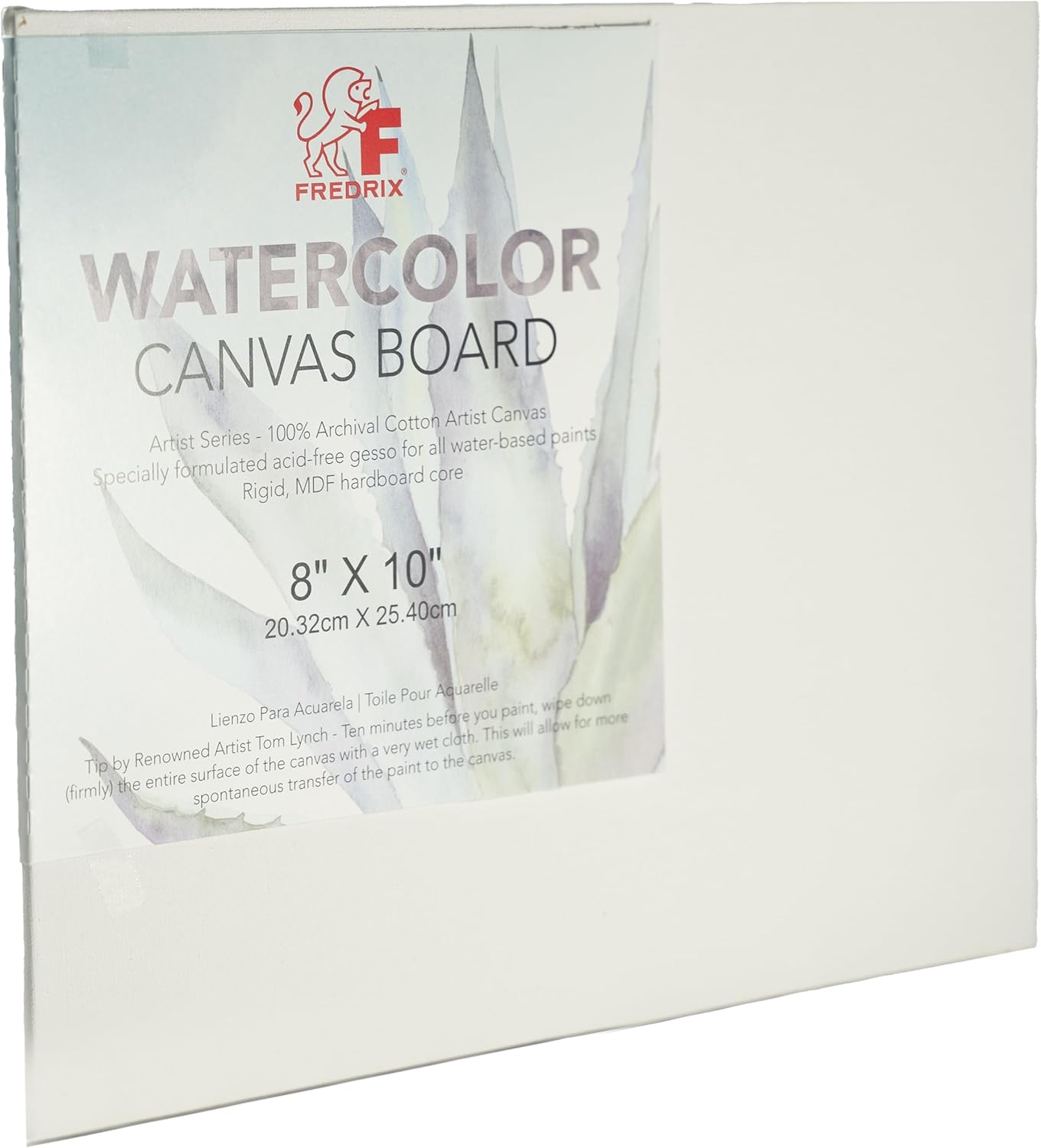 Fredrix Artist Series Watercolor Archival Canvas Board, 8" x 10", White